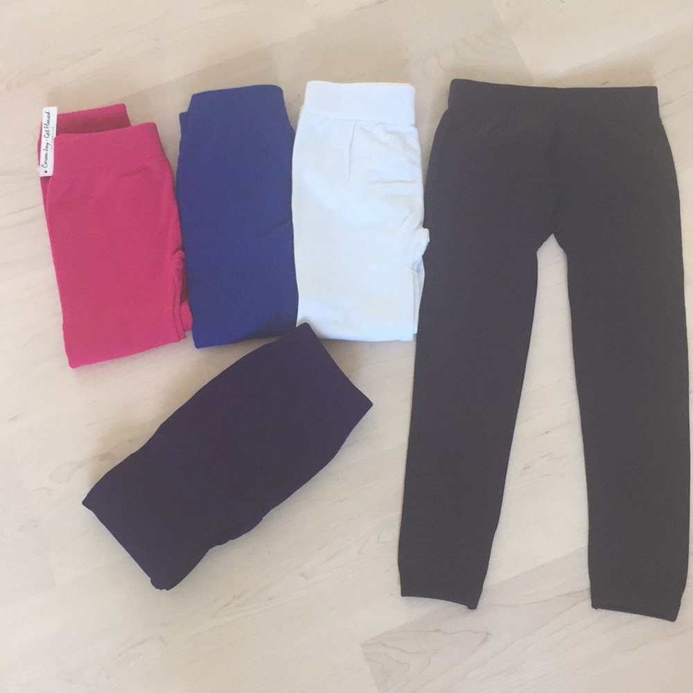 2fleece lined leggings 0ne size 4 & size 6 NEW